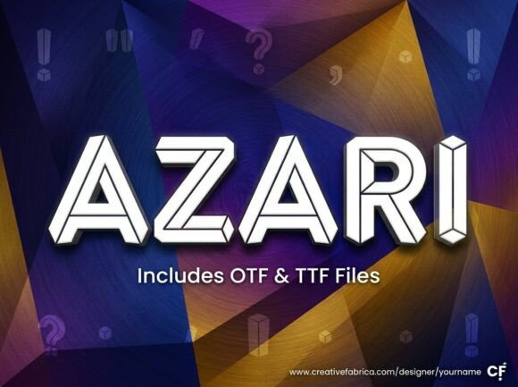 Azari: The Display Font That Commands Attention