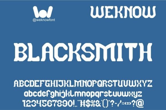 Blacksmith Typeface for Bold Branding