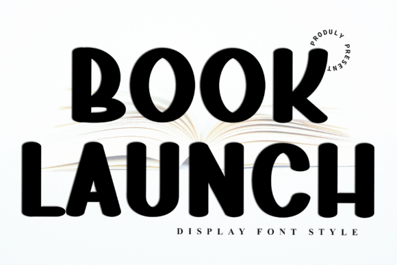 Book Launch Font for Editorial Design