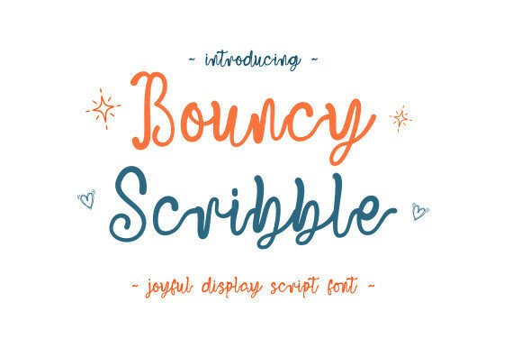 Bouncy Scribble Font for Modern Web Design