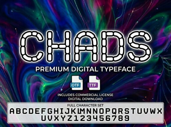 Chads: A Premium Display Typeface for Modern Web Design