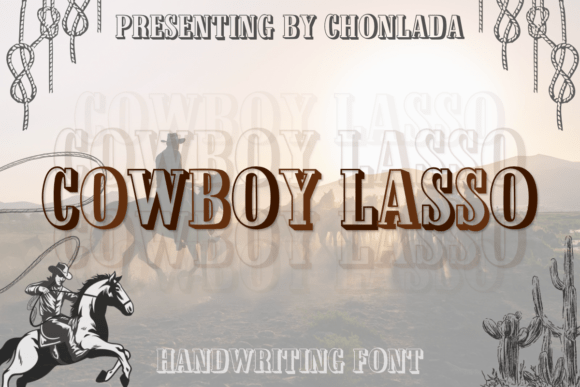 Cowboy Lasso Font for Rugged Brand Identity