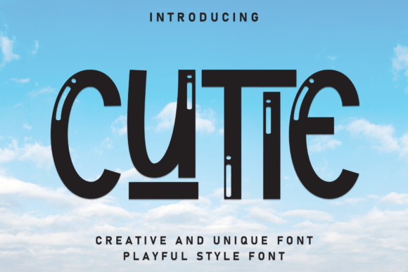 Cutie Display Font for Small Business Branding