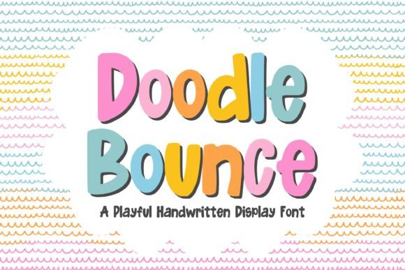 Doodle Bounce Font for Handmade Creators