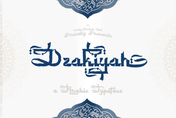 Dzakiyah: An Arabic-Style Display Font for Editorial Design