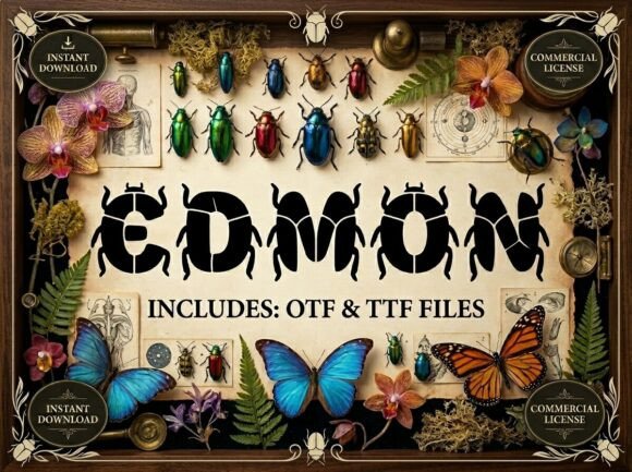 Edmon Display Font for Bold Campaign Headlines