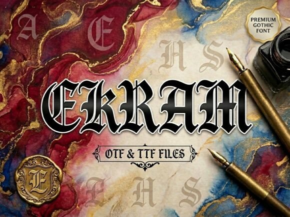 Ekram Typeface for Bold Business Branding