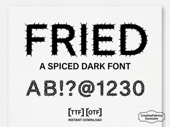 Fried Font: Elevate Your Brand Identity