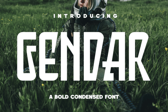 Gendar: The Futuristic Display Font for Bold Campaigns