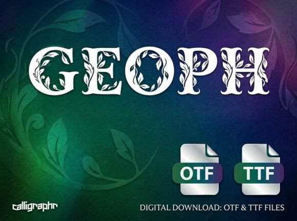 Geoph: A Stunning Display Font for Editorial Design
