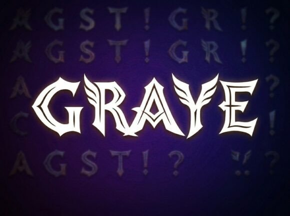 Graye: A Bold Display Font for Modern Branding