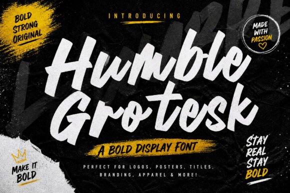 Humble Grotesk: The Bold Display Font for Marketers