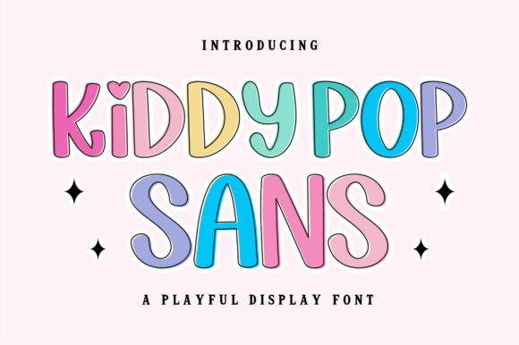 Kiddy Pop Sans: A Playful Display Font for Brands