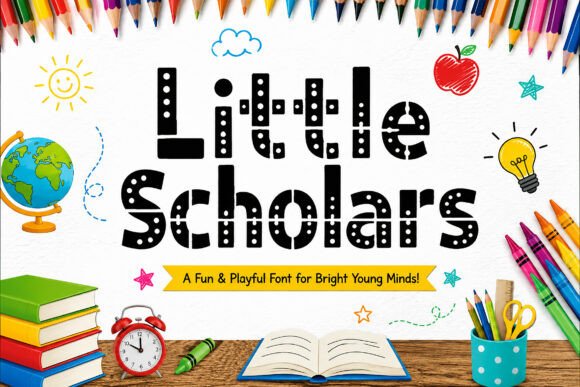 Little Scholars Typeface for Digital Design