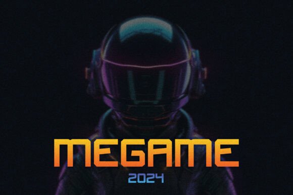 Megame: A Bold Futuristic Font for Modern Makers