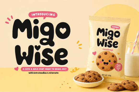 Migo Wise: A Cute Bold Font for Joyful Designs