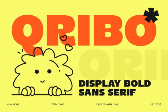 Qribo Font Review for Bold Product Labels