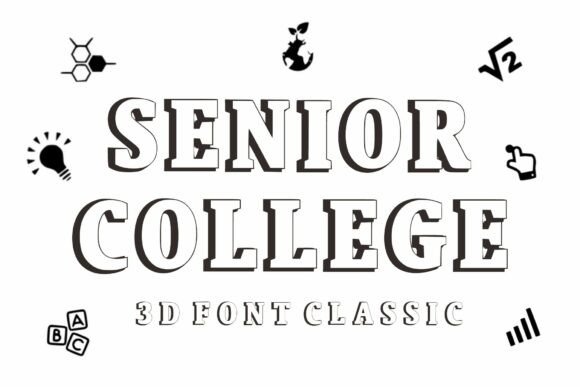 Senior College Font for Bold Brand Identity