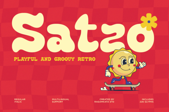 Ssatzo: A Retro Display Font for Modern Editors