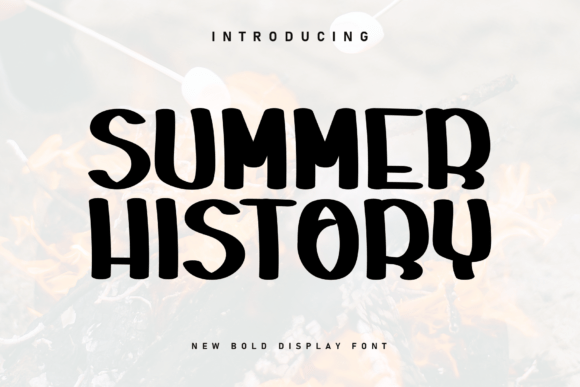 Summer History: A Handwritten Display Font for Web Design