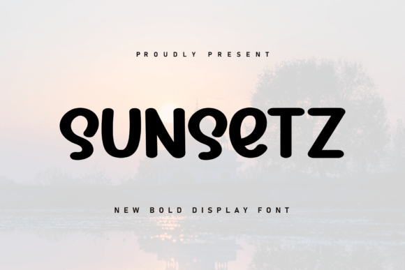 Sunsetz: A Handwritten Display Font for Editorial Design