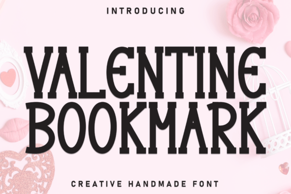 Valentine Bookmark Typeface for Warm Branding